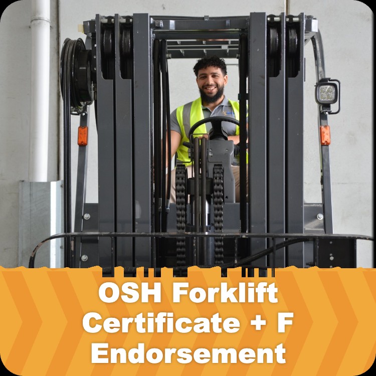 WorkSafe Forklift Operator Certificate (OSH) + F Endorsement
