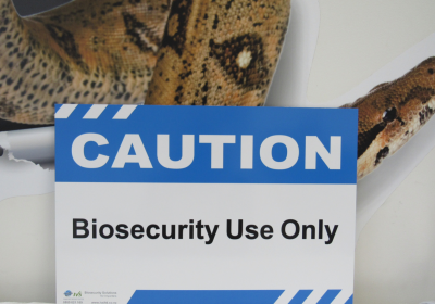 Caution Signage: Biosecurity Use Only